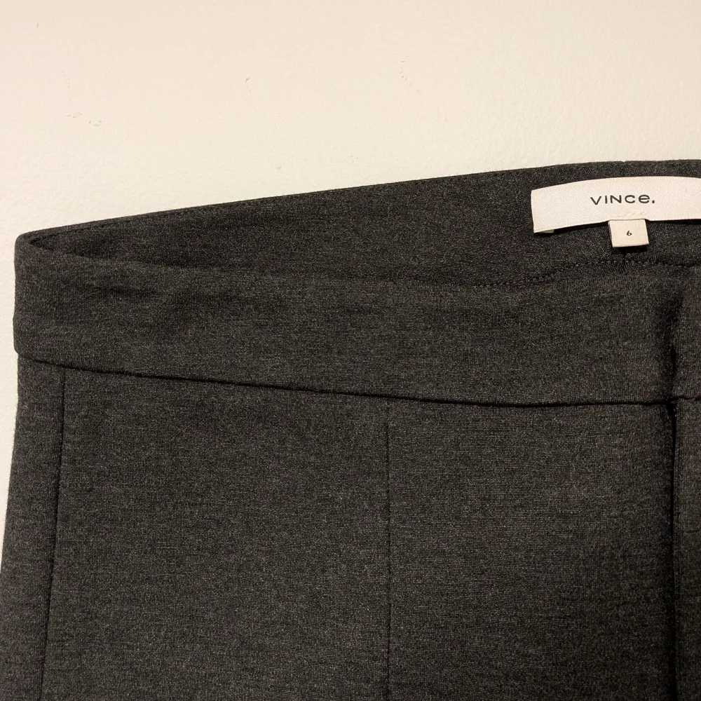 Vince Charcoal Ponte Pants - Size 6 - Picture 6 of 6